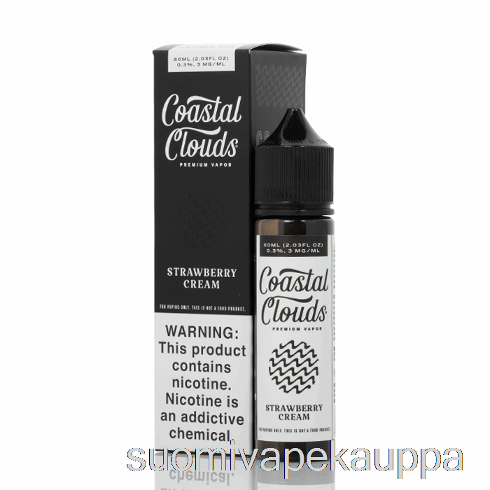 Vape Suomi Mansikkakerma - Coastal Clouds Co. - 60 Ml 6 Mg